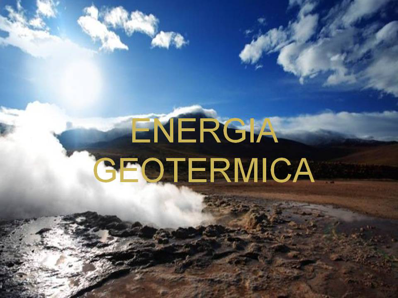 ENERGÍA GEOTÉRMICA DE BAJA TEMPERATURA